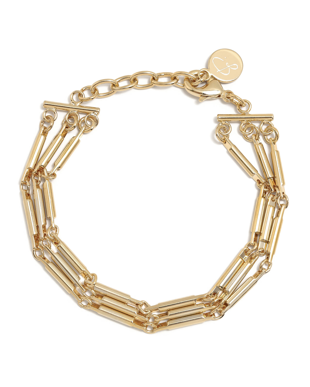 Pulsera Gold Summer Tres Líneas