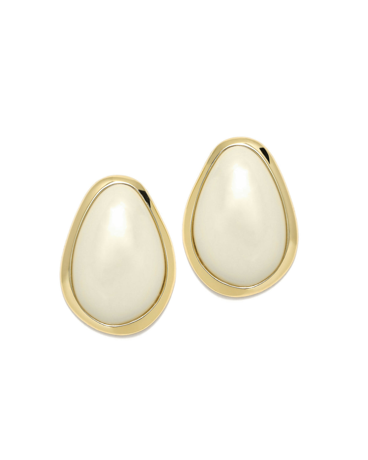 Pendientes Brutal Piedra Marfil