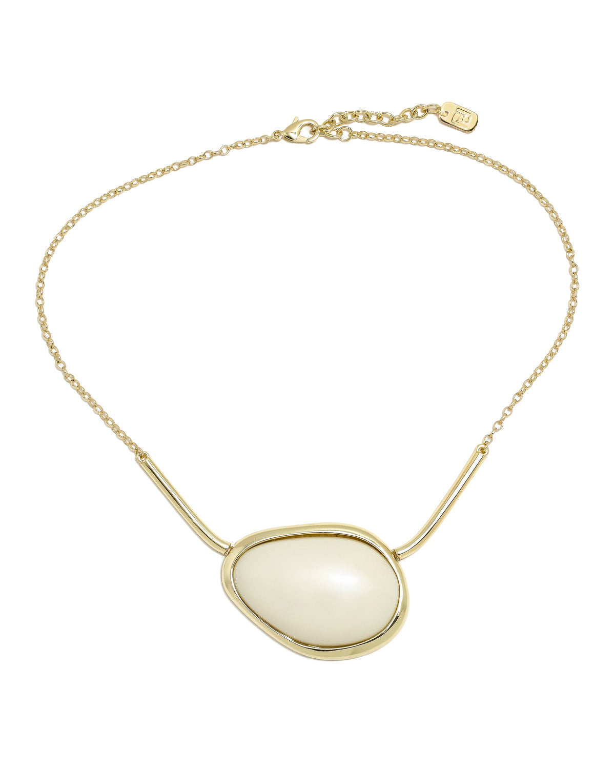 Collar Brutal Piedra Marfil
