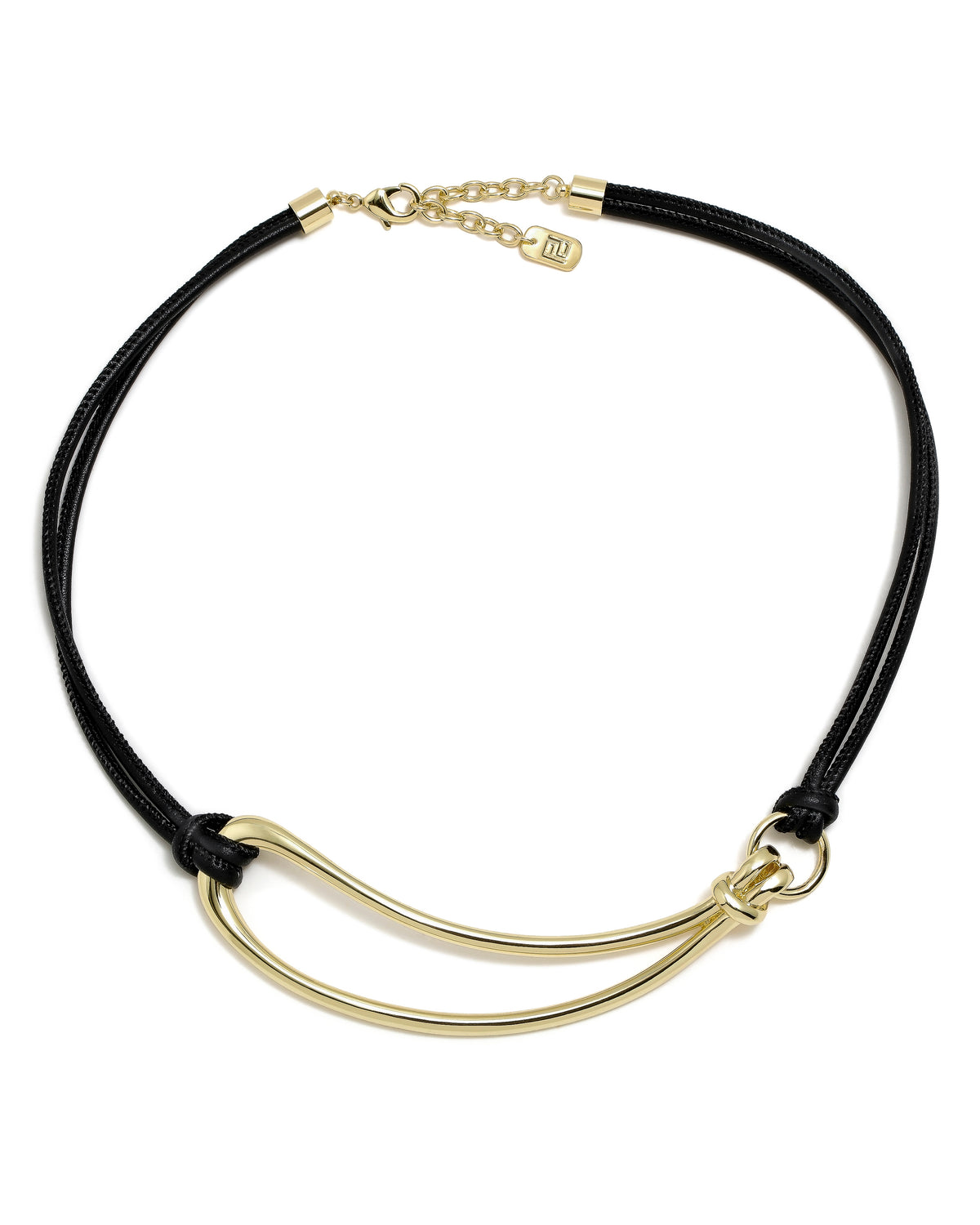 Collar Nudos Cuero