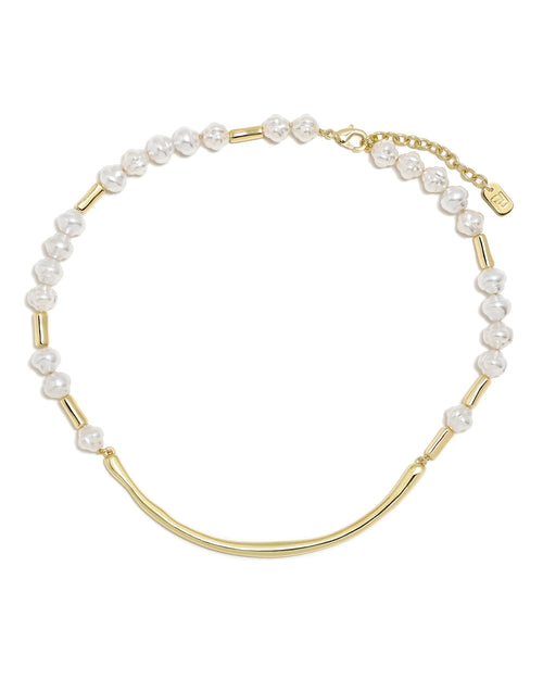 Collar Cocó Choker Perlas