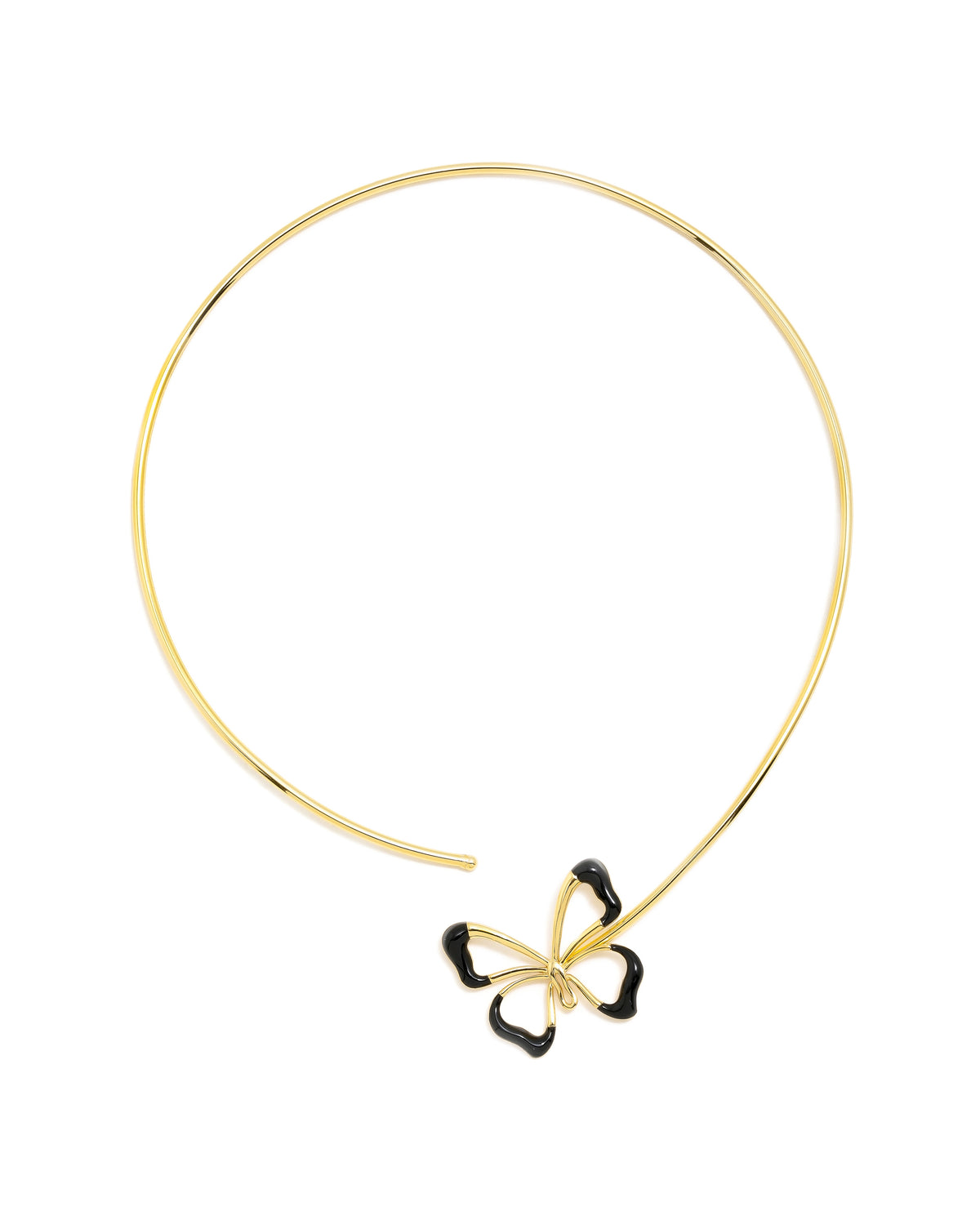 Choker Mariposa Negro