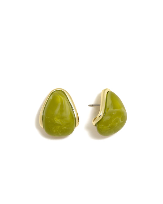 Pendientes Brutal Bombé Piedra Sahara