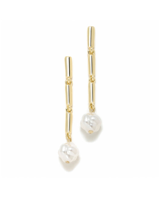 Pendientes Cocó Triple Perlas