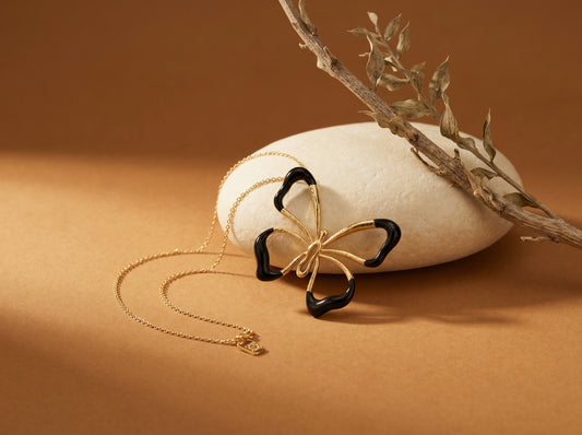 Choker Mariposa Negro
